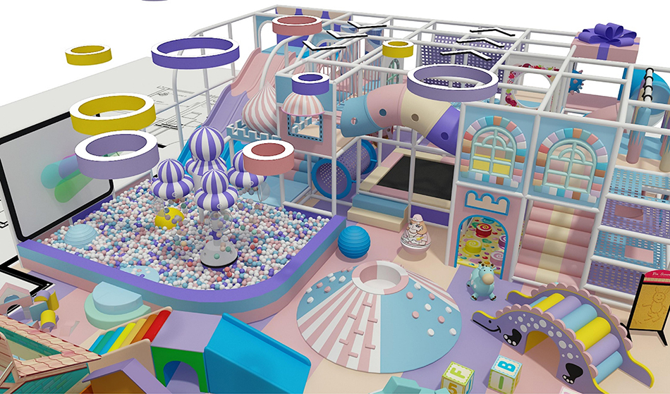 custom soft play structure bj-9020 customizable natural color indoor playground for indoor play centers view 7 | Bluejayset