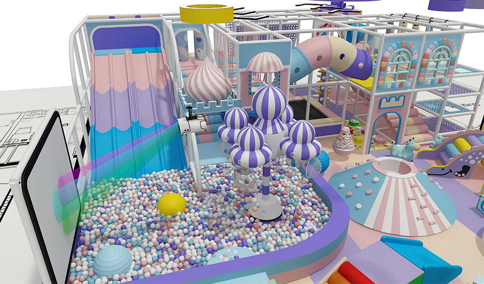 custom soft play structure bj-9020 customizable natural color indoor playground for indoor play centers view 9 | Bluejayset