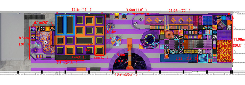 custom soft play structure bj-9068 customizable new larger indoor play center price for indoor play centers view 9 | Bluejayset