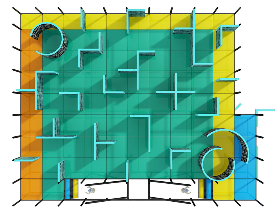 commercial ninja course equipment bj-it002 customizable ninja tag for indoor play centers view 10 | Bluejayset