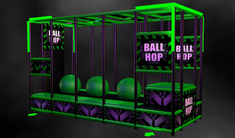 commercial ninja course equipment bj-it001 customizable ninja tag interactive arenas for indoor play centers view 20 | Bluejayset
