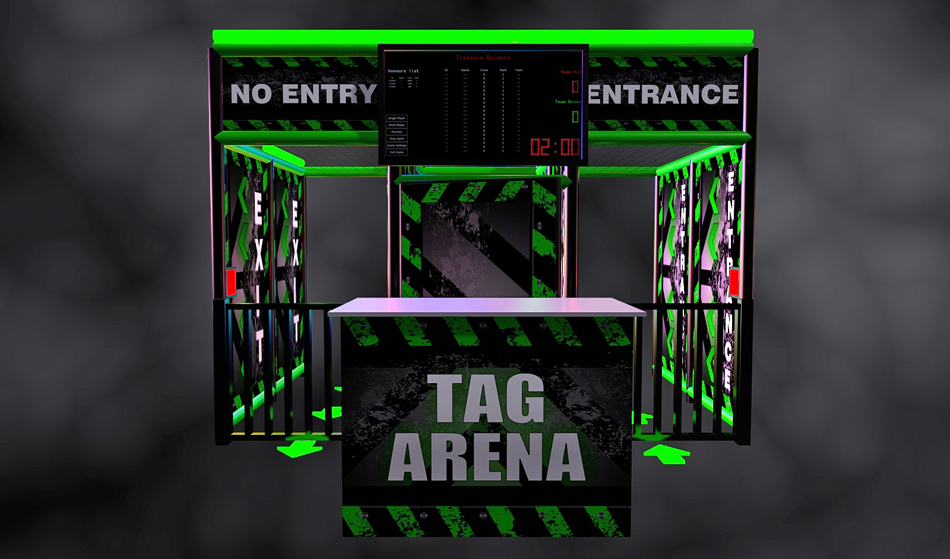 commercial ninja course equipment bj-it001 customizable ninja tag interactive arenas for indoor play centers view 29 | Bluejayset