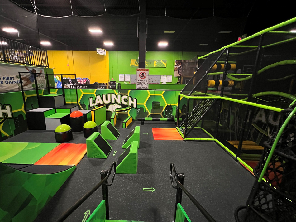 commercial ninja course equipment bj-it001 customizable ninja tag interactive arenas for indoor play centers view 10 | Bluejayset