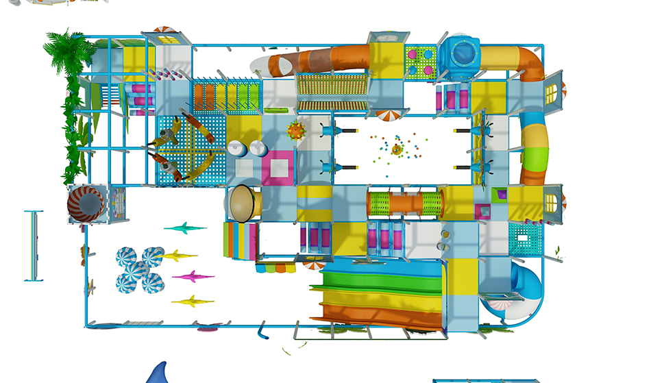 custom soft play structure bj-9078 customizable ocean theme indoor playground equipment for indoor play centers view 9 | Bluejayset