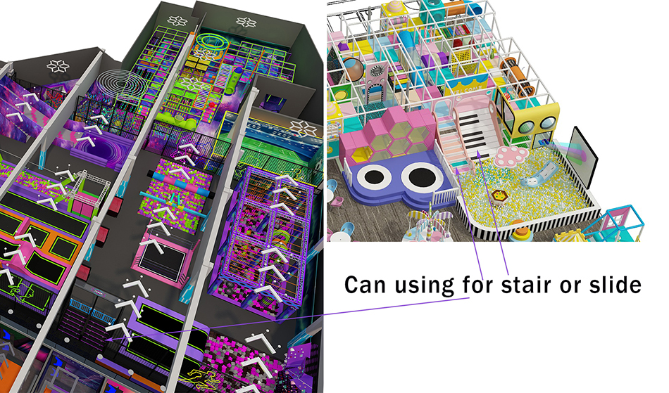 custom indoor playground equipment bj-ig001 customizable pixel room - interactive dancing stage for indoor play centers view 4 | Bluejayset