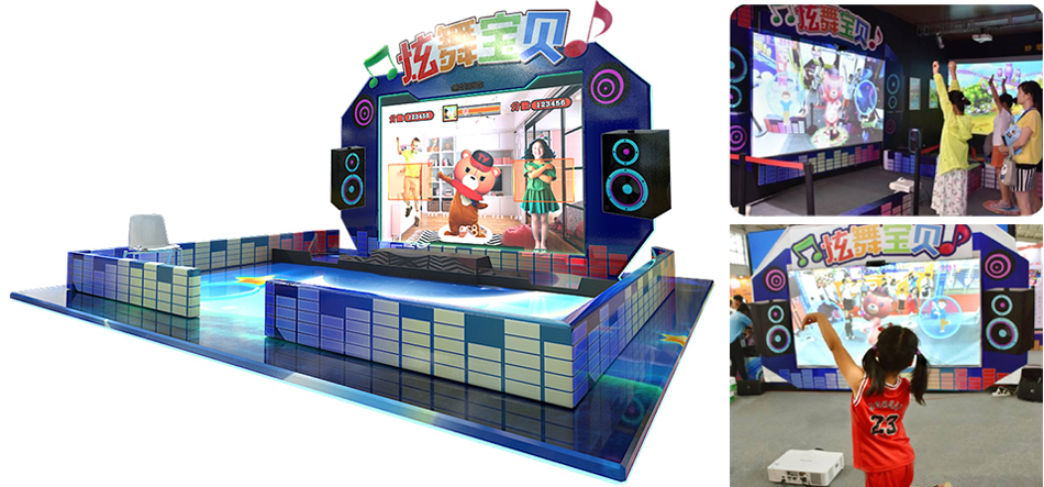 custom indoor playground equipment bj-ig001 customizable pixel room - interactive dancing stage for indoor play centers | Bluejayset