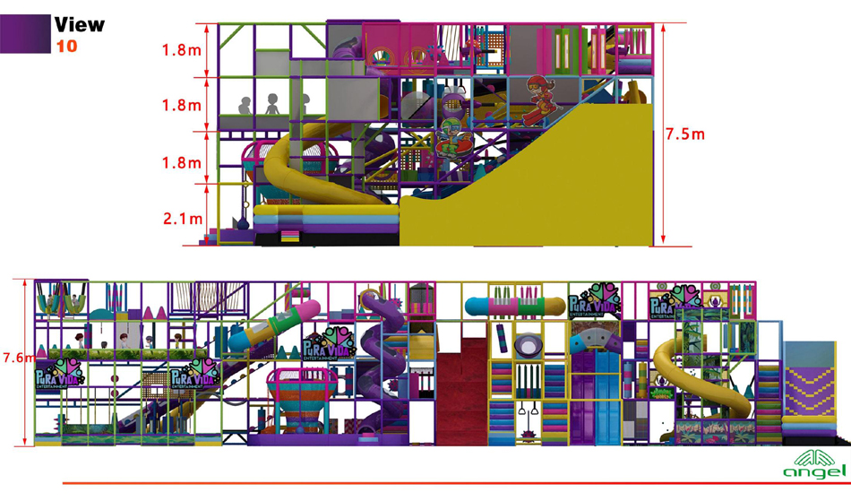 custom soft play structure bj-9043 customizable playground equipment indoor for indoor play centers view 4 | Bluejayset