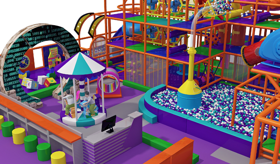 custom soft play structure bj-9029 customizable playground for sale for indoor play centers view 5 | Bluejayset