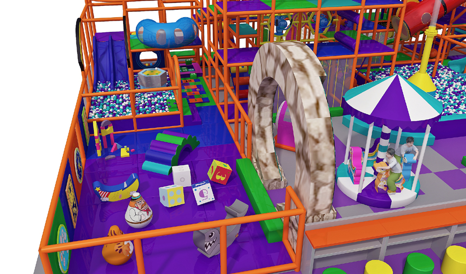 custom soft play structure bj-9029 customizable playground for sale for indoor play centers view 7 | Bluejayset
