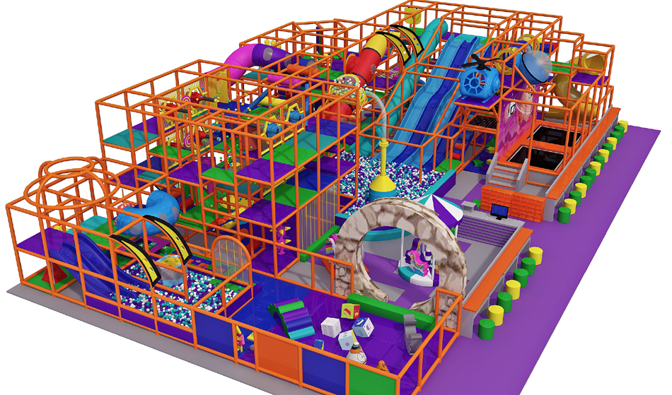 custom soft play structure bj-9029 customizable playground for sale for indoor play centers | Bluejayset