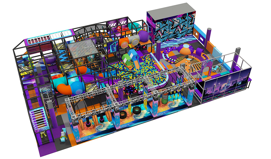 custom soft play structure bj-9061 customizable playgym for sale for indoor play centers view 2 | Bluejayset
