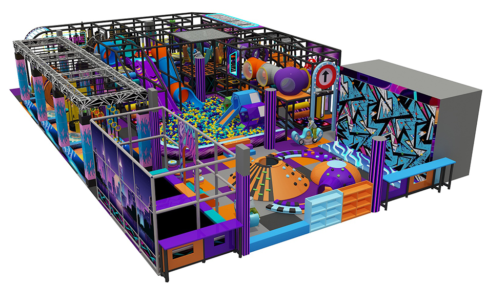 custom soft play structure bj-9061 customizable playgym for sale for indoor play centers | Bluejayset