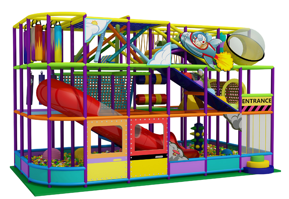 custom indoor playground equipment bj-l000 customizable rainbow playgrounds for indoor play centers | Bluejayset