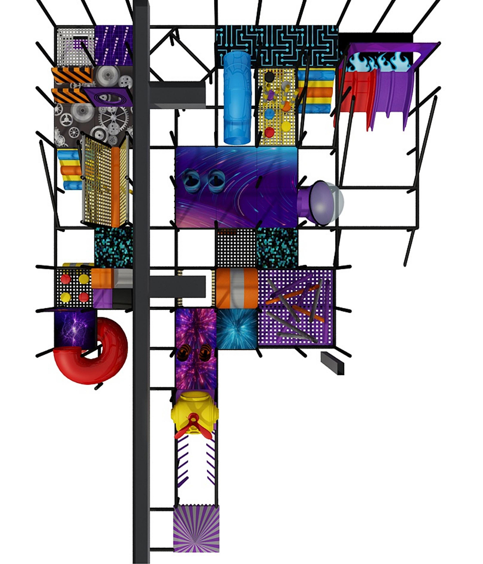 custom soft play structure bj-9081 customizable restaurants with indoor playground for indoor play centers view 8 | Bluejayset