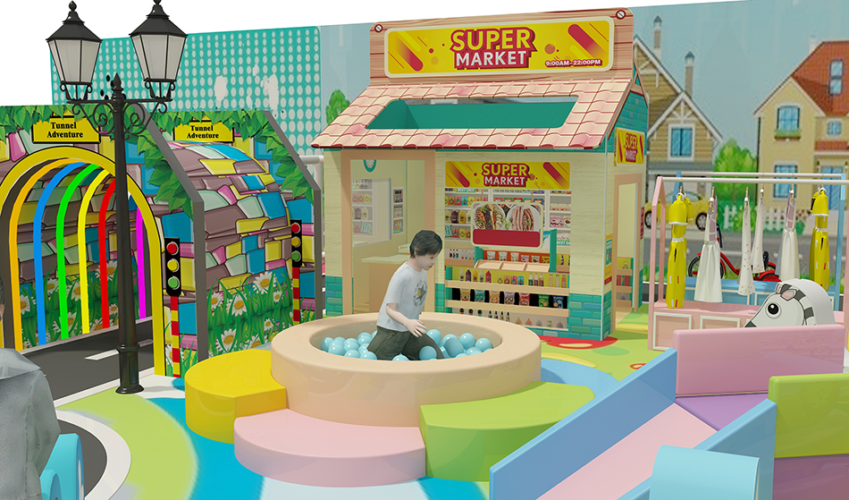 custom soft play structure bj-9021 customizable soft color indoor playground for indoor play centers view 11 | Bluejayset