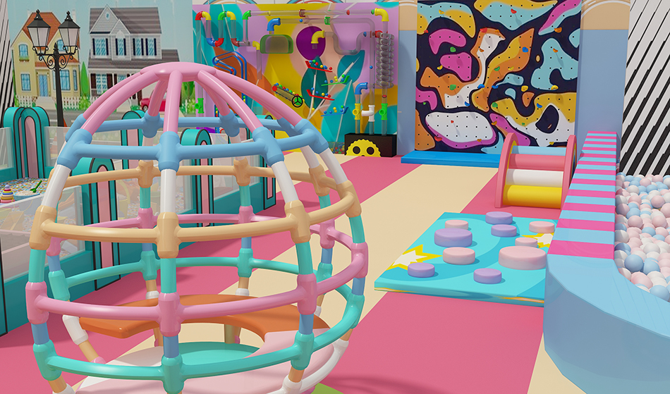 custom soft play structure bj-9021 customizable soft color indoor playground for indoor play centers view 13 | Bluejayset