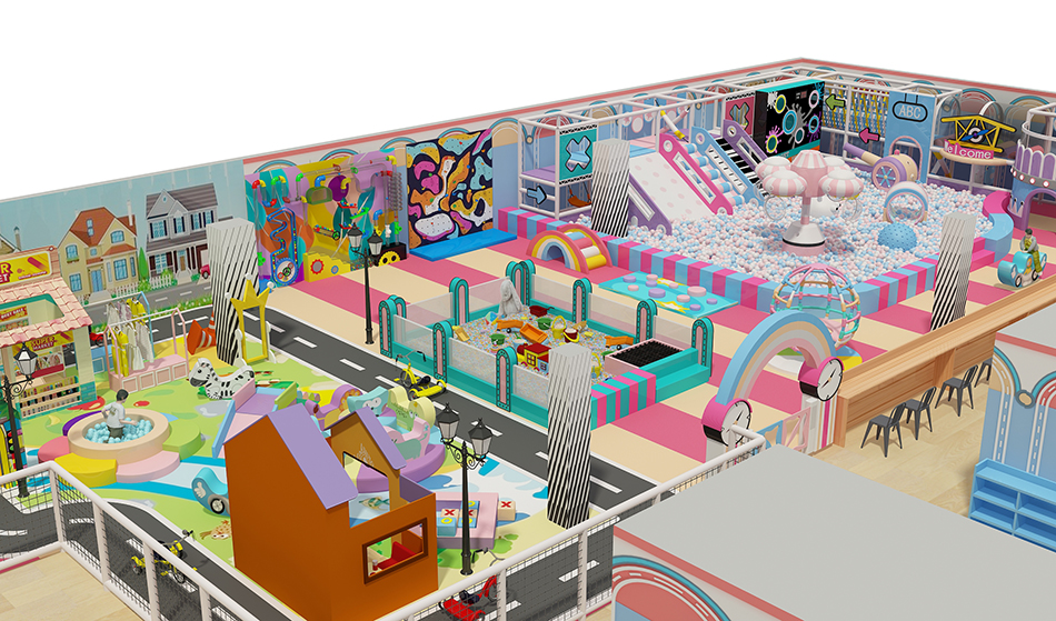 custom soft play structure bj-9021 customizable soft color indoor playground for indoor play centers view 14 | Bluejayset