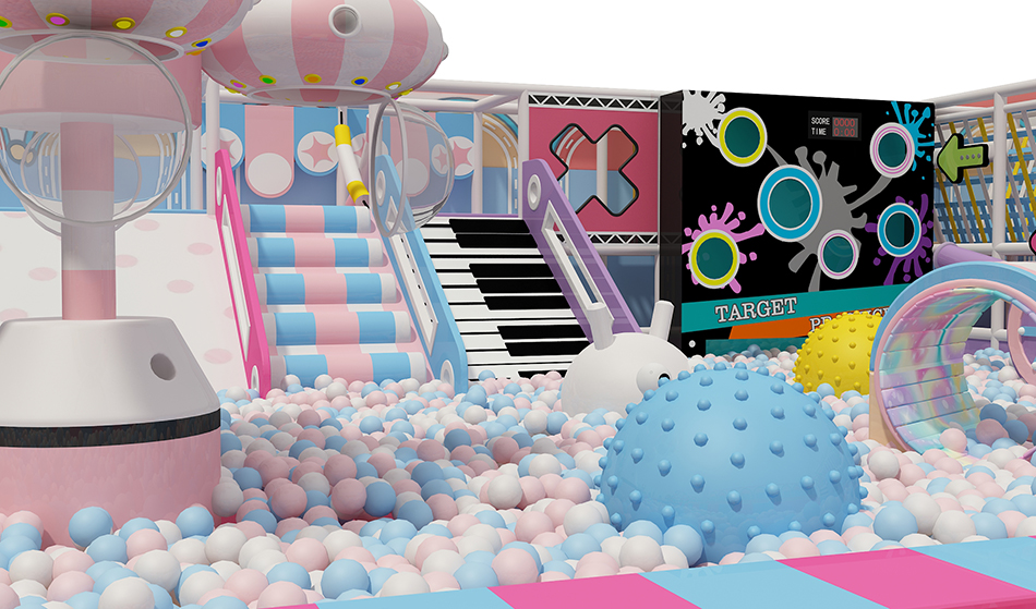 custom soft play structure bj-9021 customizable soft color indoor playground for indoor play centers view 5 | Bluejayset