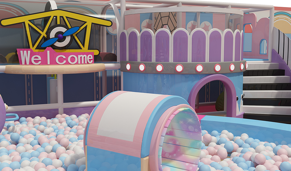 custom soft play structure bj-9021 customizable soft color indoor playground for indoor play centers view 6 | Bluejayset