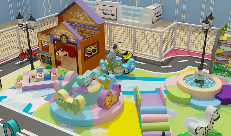 custom soft play structure bj-9021 customizable soft color indoor playground for indoor play centers view 9 | Bluejayset