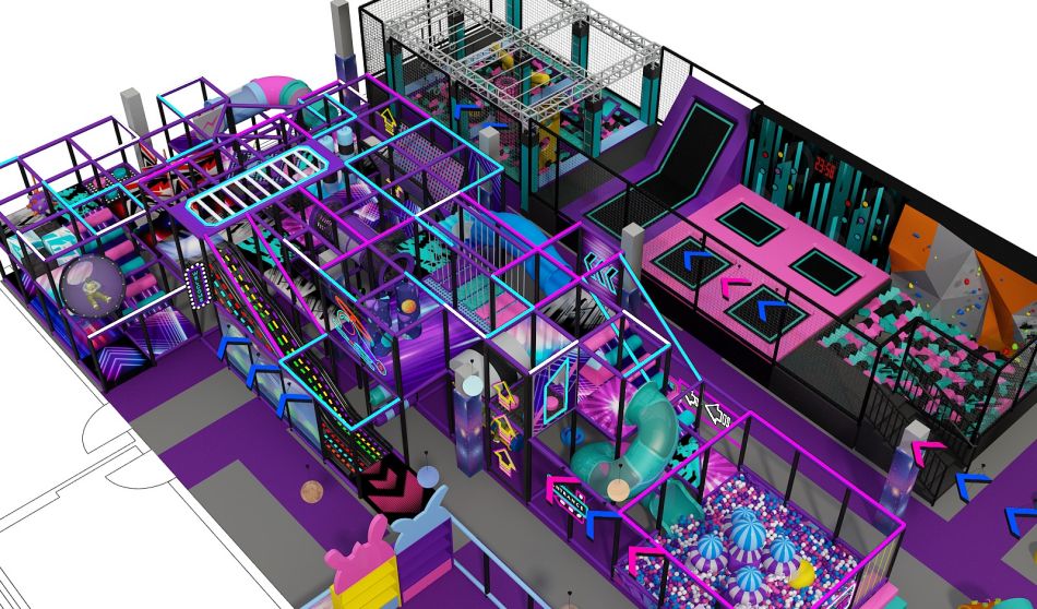 custom soft play structure bj-9082 customizable soft play equipment price for indoor play centers view 4 | Bluejayset