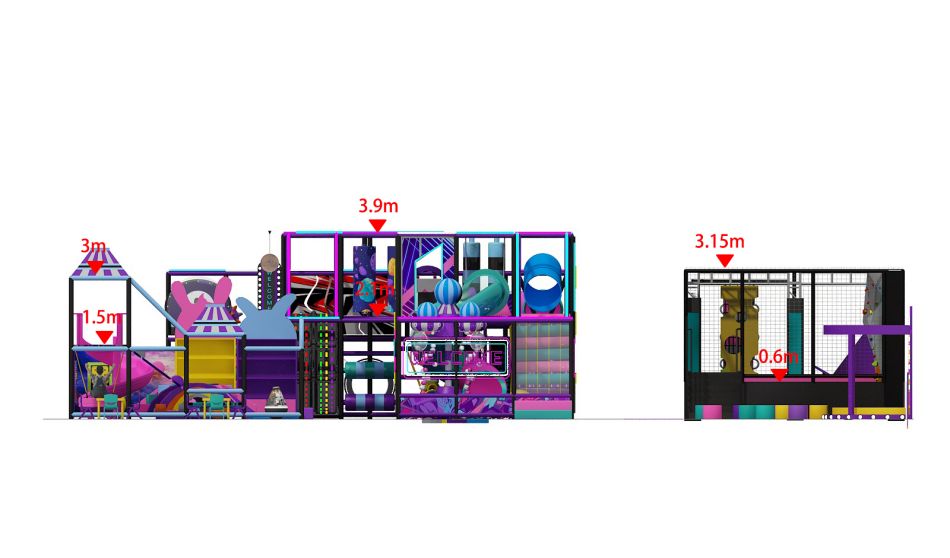 custom soft play structure bj-9082 customizable soft play equipment price for indoor play centers view 7 | Bluejayset
