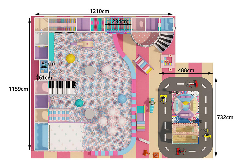 custom soft play structure bj-9085 customizable soft play price for indoor play centers view 5 | Bluejayset