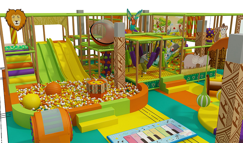 custom soft play structure bj-9075 customizable soft play area equipment for indoor play centers view 3 | Bluejayset