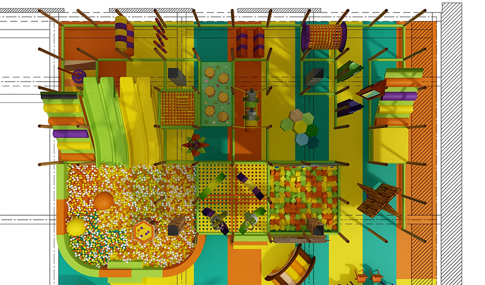 custom soft play structure bj-9075 customizable soft play area equipment for indoor play centers view 6 | Bluejayset