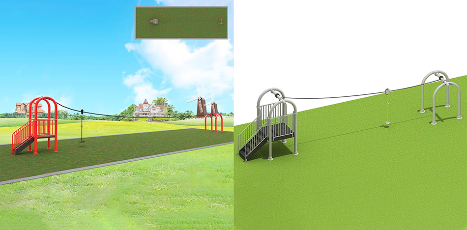 custom indoor playground equipment bj-is004 customizable zip line and sky rider for indoor play centers view 6 | Bluejayset