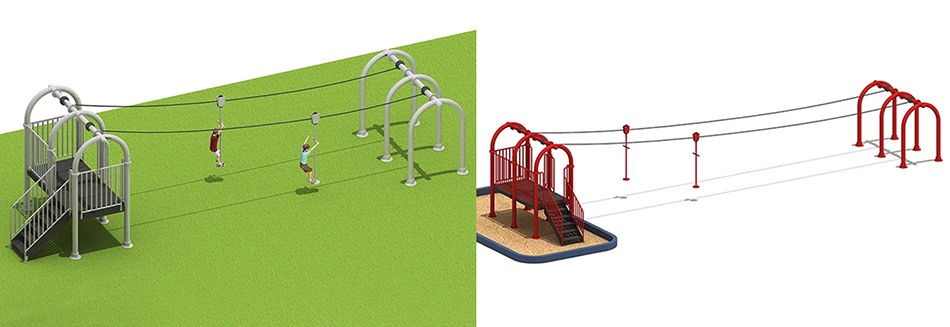 custom indoor playground equipment bj-is004 customizable zip line and sky rider for indoor play centers view 7 | Bluejayset