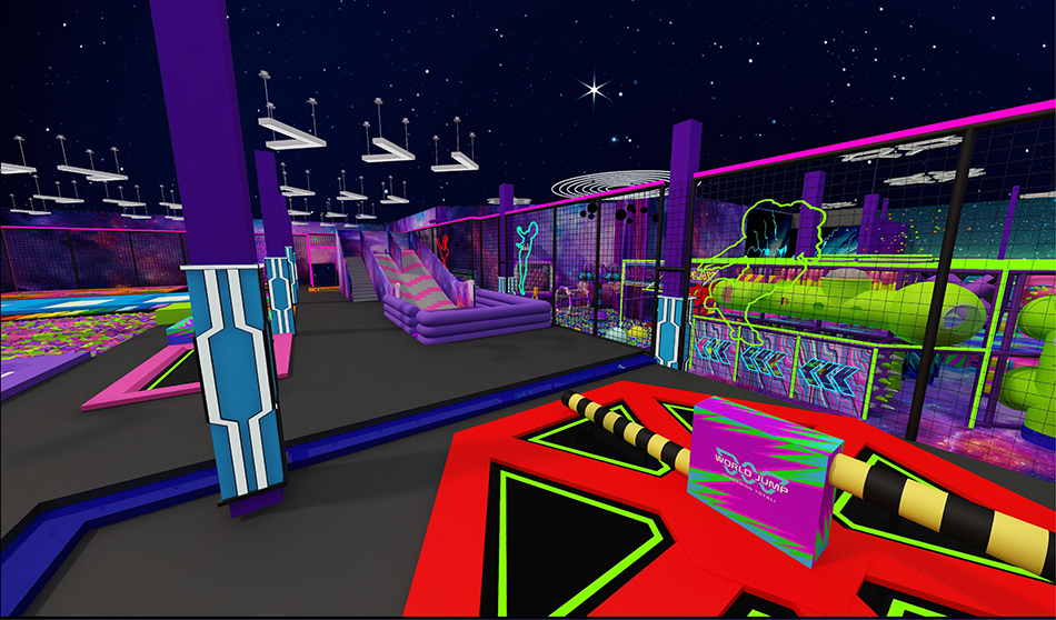 BJ-JD028 - Adventure jumping park - Trampoline Park | Bluejayset Playground Heaven