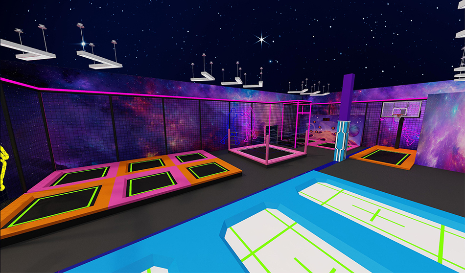 BJ-JD028 - Adventure jumping park - Trampoline Park | Bluejayset Playground Heaven