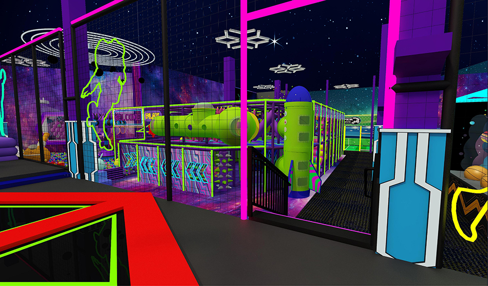 BJ-JD028 - Adventure jumping park - Trampoline Park | Bluejayset Playground Heaven
