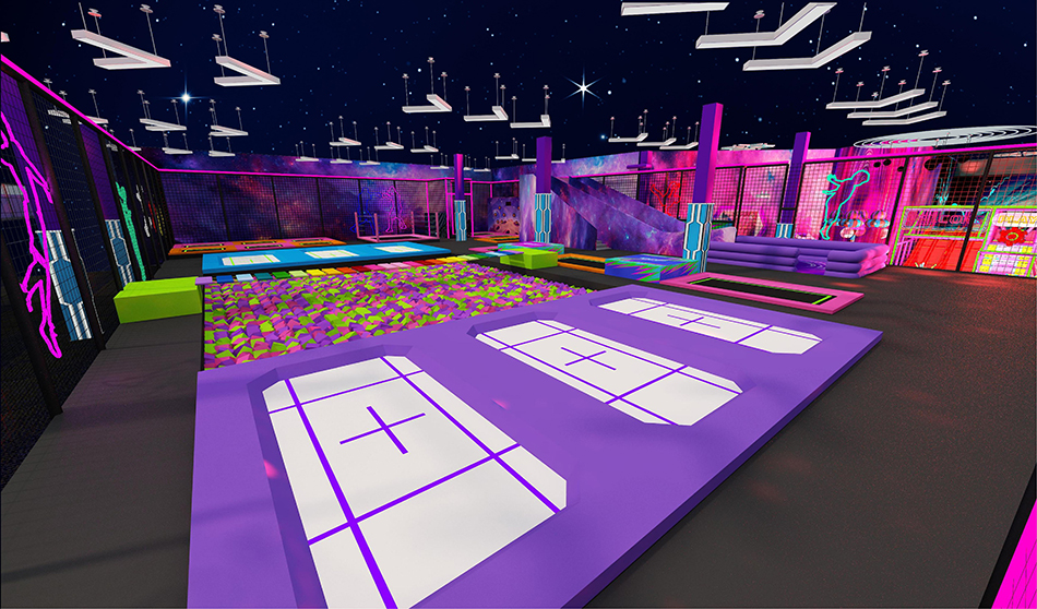 BJ-JD028 - Adventure jumping park - Trampoline Park | Bluejayset Playground Heaven