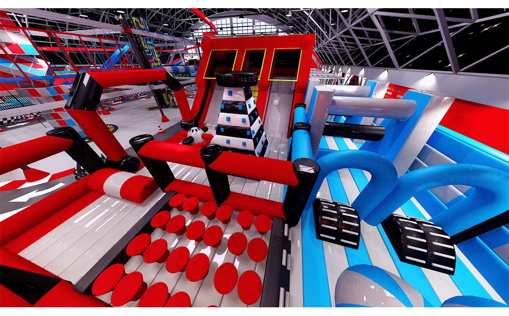 BJ-JA015 - Adventure playground - Trampoline Park | Bluejayset Playground Heaven