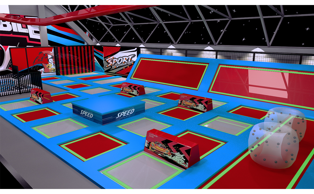 BJ-JA015 - Adventure playground - Trampoline Park | Bluejayset Playground Heaven