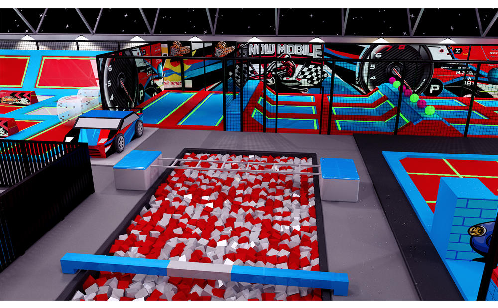 BJ-JA015 - Adventure playground - Trampoline Park | Bluejayset Playground Heaven