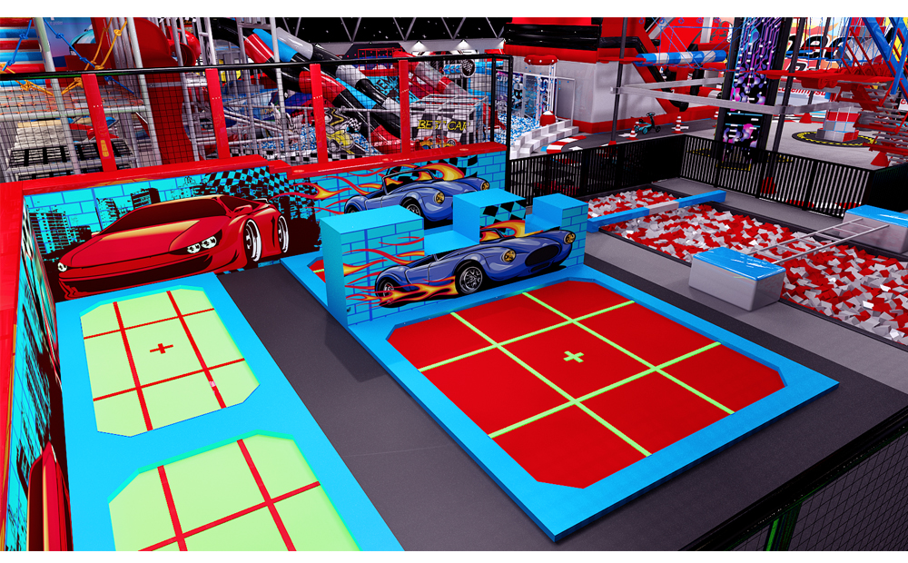 BJ-JA015 - Adventure playground - Trampoline Park | Bluejayset Playground Heaven