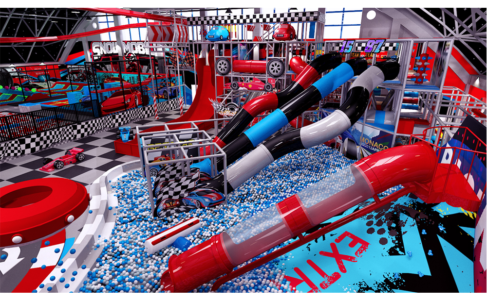 BJ-JA015 - Adventure playground - Trampoline Park | Bluejayset Playground Heaven