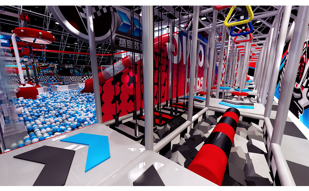 BJ-JA015 - Adventure playground - Trampoline Park | Bluejayset Playground Heaven