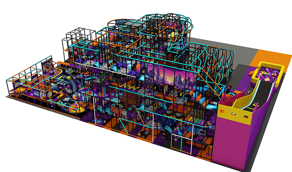 BJ-JD015 - Adventure Trampoline park Center - Trampoline Park | Bluejayset Playground Heaven