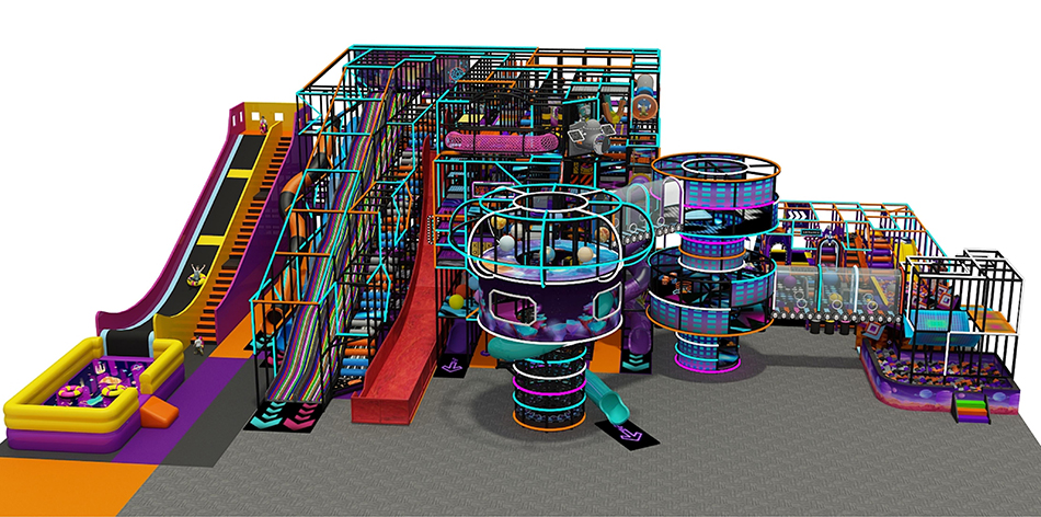 BJ-JD015 - Adventure Trampoline park Center - Trampoline Park | Bluejayset Playground Heaven