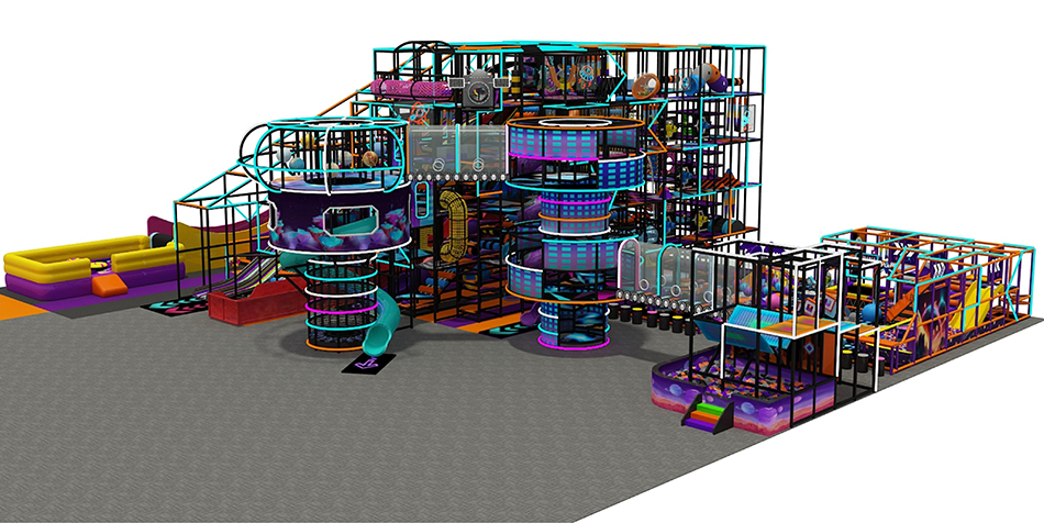 BJ-JD015 - Adventure Trampoline park Center - Trampoline Park | Bluejayset Playground Heaven