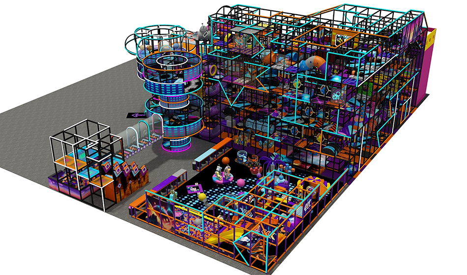 BJ-JD015 - Adventure Trampoline park Center - Trampoline Park | Bluejayset Playground Heaven