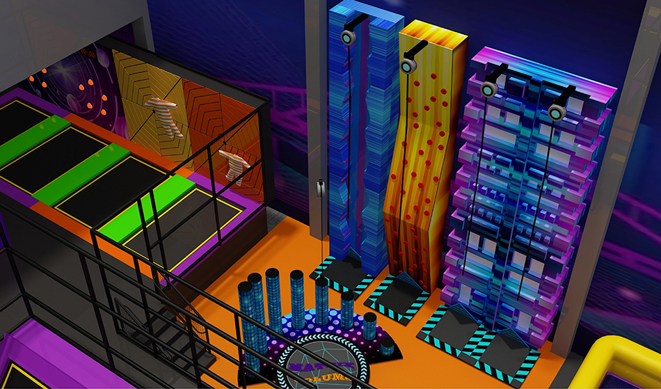 BJ-JD015 - Adventure Trampoline park Center - Trampoline Park | Bluejayset Playground Heaven