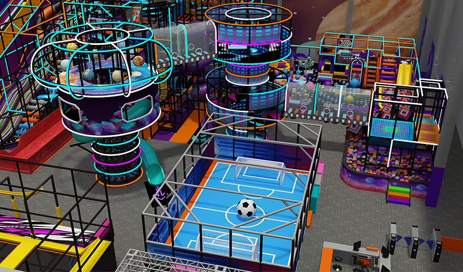 BJ-JD015 - Adventure Trampoline park Center - Trampoline Park | Bluejayset Playground Heaven