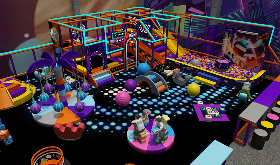 BJ-JD015 - Adventure Trampoline park Center - Trampoline Park | Bluejayset Playground Heaven