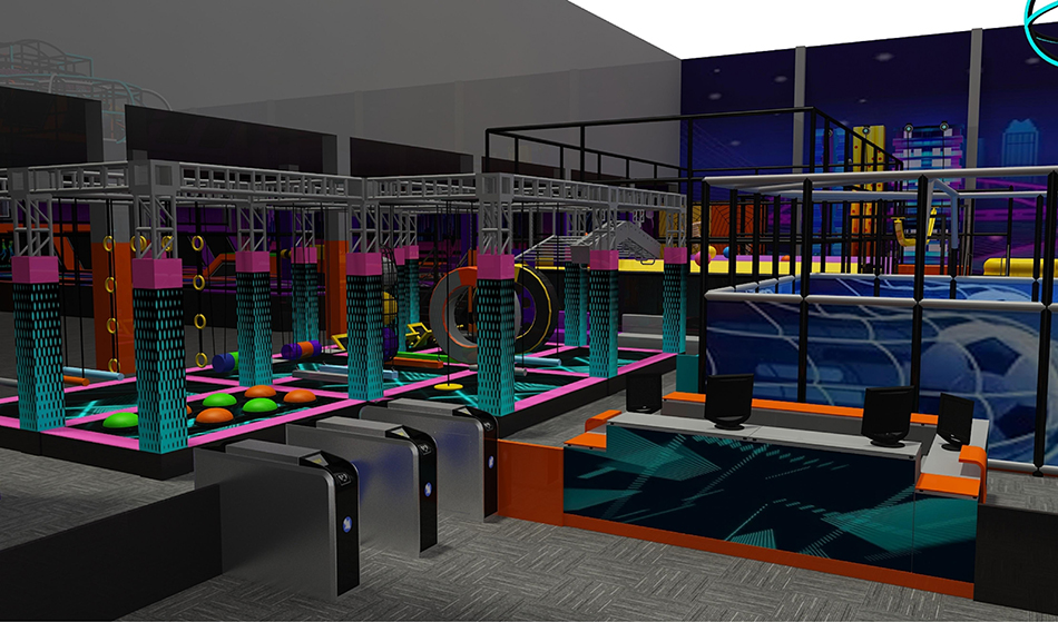 BJ-JD015 - Adventure Trampoline park Center - Trampoline Park | Bluejayset Playground Heaven