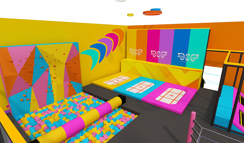 BJ-JD030 - Adventure Trampoline park for sale - Trampoline Park | Bluejayset Playground Heaven
